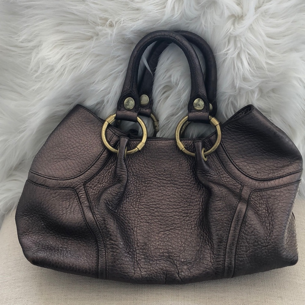 Kenneth Cole New York Leather Slouch Handbag